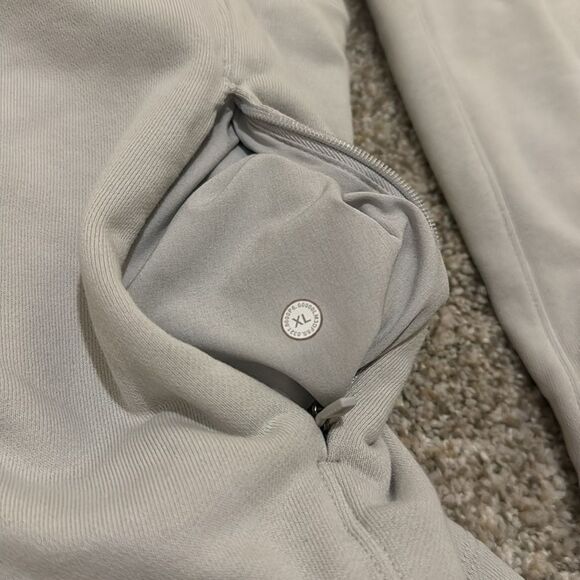 Men’s Lululemon French Terry Oversized Long Sleeve Crew | XL | Seal Grey - Picture 7 of 12